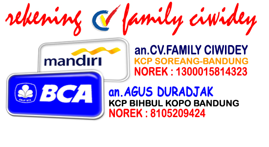 Rekening Bank CV Family Ciwidey