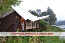 Harga sewa Glamping Lakeside Rancabali Februari Maret 2018
